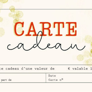 Carte cadeau