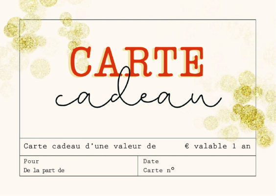 Carte cadeau